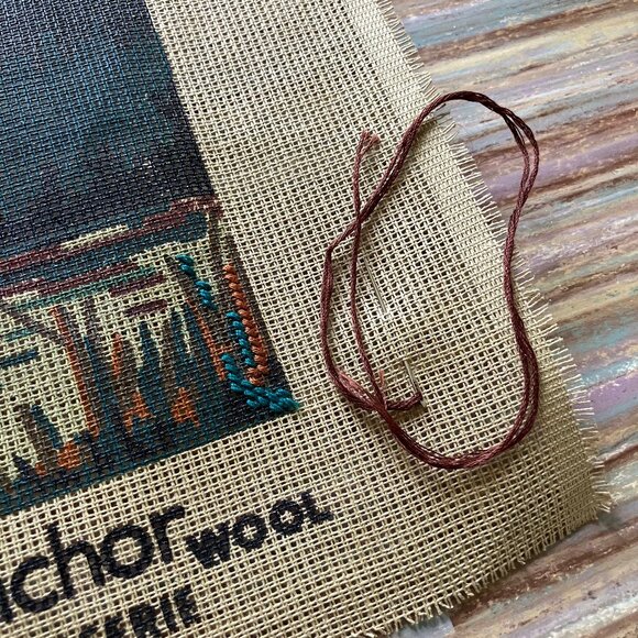 Eventide Windmill Canal Colibri Needlepoint Canvas C701 Anchor *Partially Worked - Picture 3 of 4